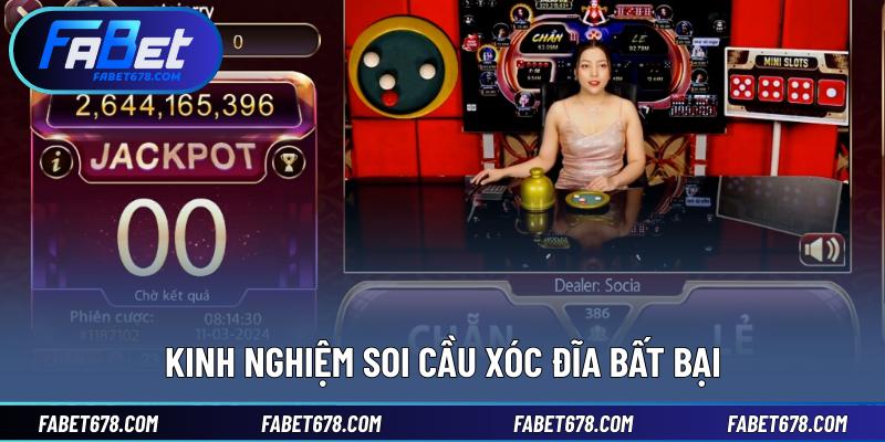 Kinh nghiệm soi cầu xóc đĩa bất bại